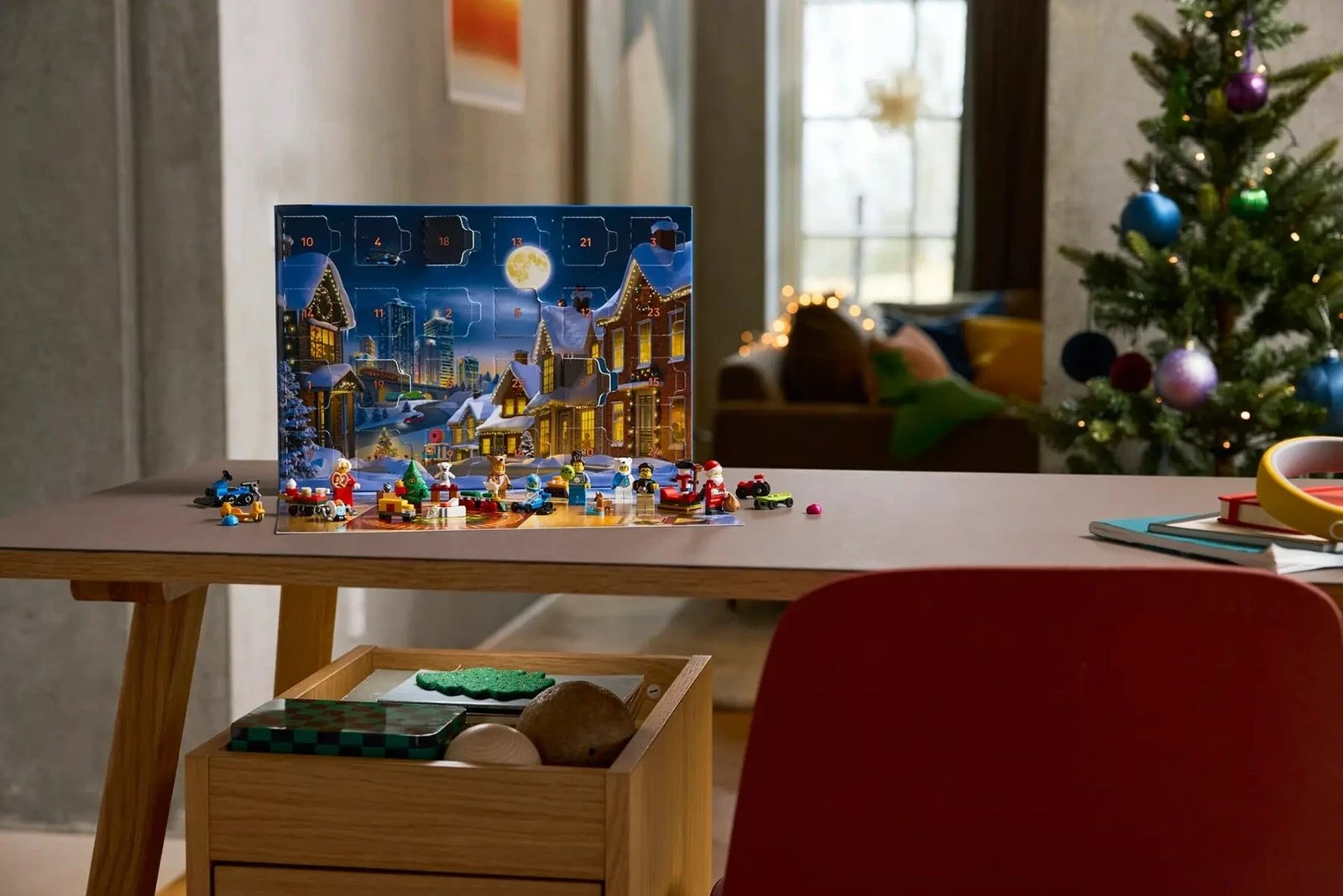 Kalendar advent LEGO CITY 60475, 186 pjesë, 7 minifigura