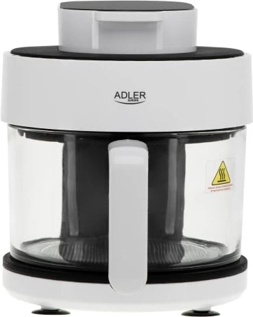 friteze ajri Adler AD 6316 3L halogjen 80–200°C 8 programe LED touch 1400W, e bardhë