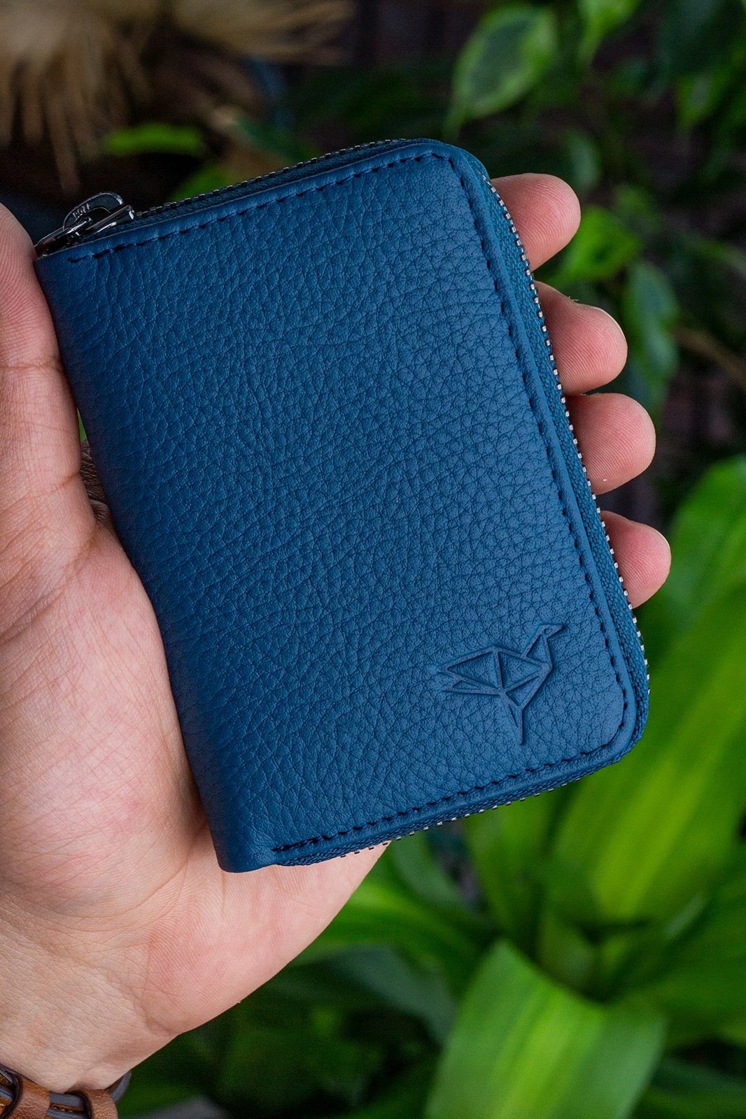 Mbajtës kartelash Zoozie Bags, Clovis, ngjyrë blu petrol