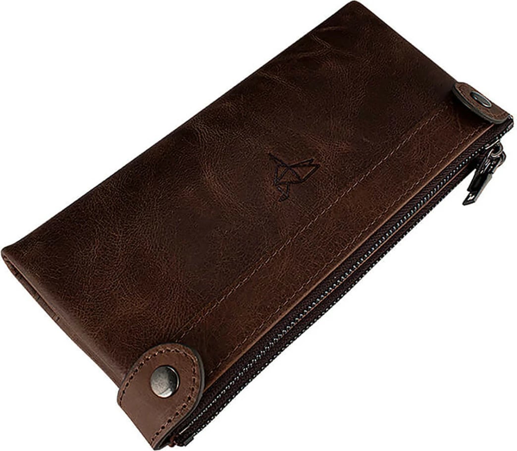 Portofol unisex Zoozie Bags, ngjyrë kafe, Roosevelt