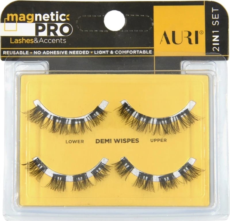 Qerpikë magnetikë Auri Magnetic Pro Demi Wispies, 2 palë, e zezë