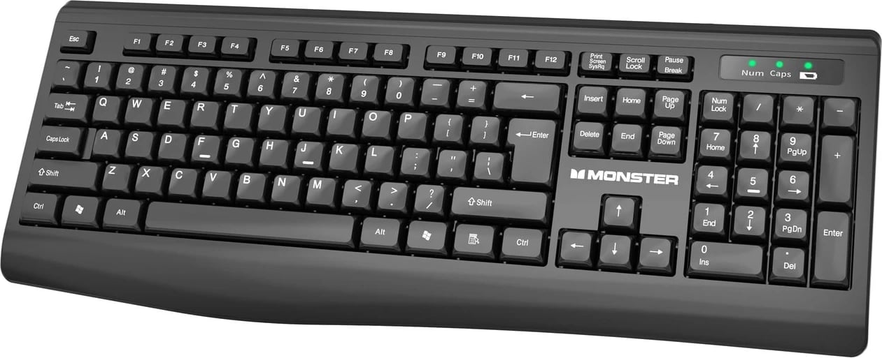 Set - Tastierë + Maus (2N1) MONSTER KM3 PRO-CBK