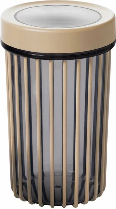 Set kuti plastike për ruajtje (6 copë), Hermia, Lınea6Lıkrsk, ngjyrë krem