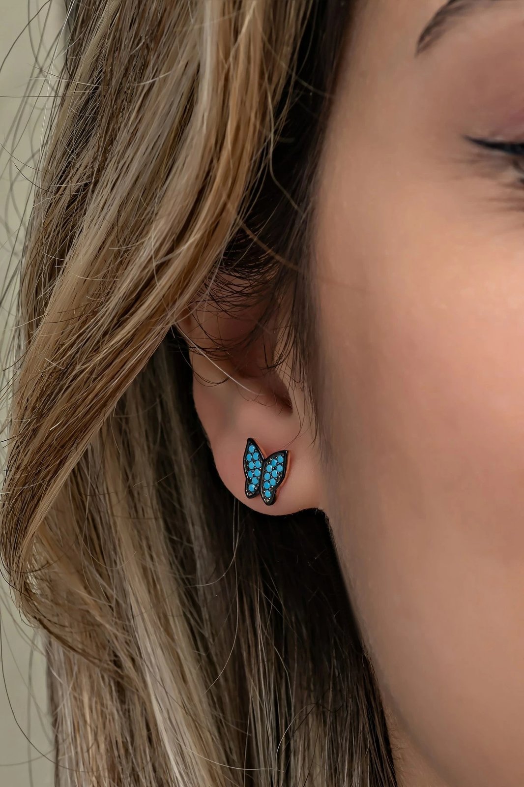 Vathë flutur prej argjendi, ngjyrë argjendi, Jumeon, NRZ998893