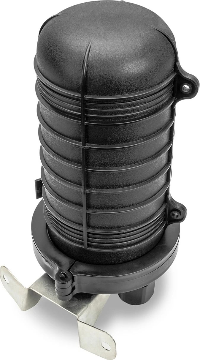 Muffe fibrë optike Digitus LWL, deri 48 fibra, e zezë