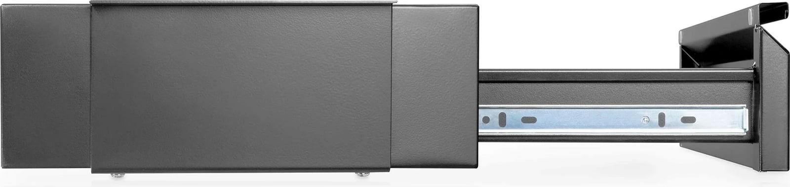 Sirtar nën-tavolinë Digitus, 1 sirtar, çelik, 513x480 mm, i zi Sirtar nën-tavolinë Digitus, 1 sirtar, çelik, 513x480 mm, i zi