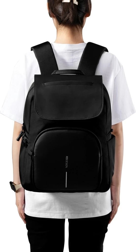 Çantë shpine XD DESIGN Soft Daypack, P705.981, 15 L, E zezë