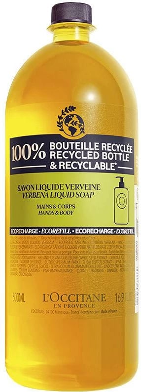 Sapuni i lëngshëm unisex L'OCCITANE Verbena Karité Eco Recarga 500ml