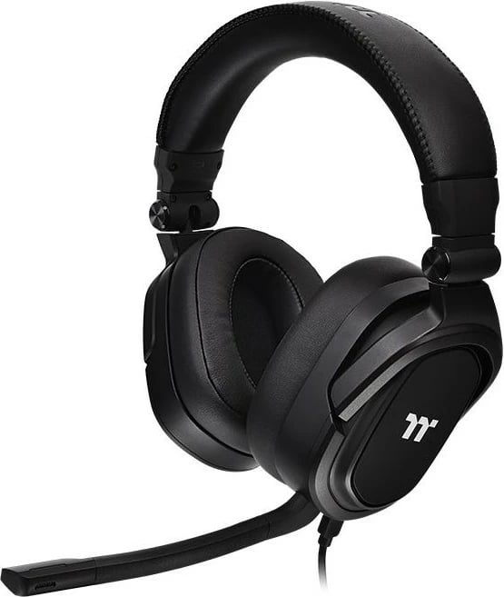 Kufje gaming Thermaltake Argent H5, me kabllo, mikrofon boom, ngjyrë e zezë