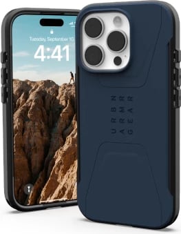 Mbështjellës UAG Civilian MagSafe për iPhone 16 Pro, kaltër