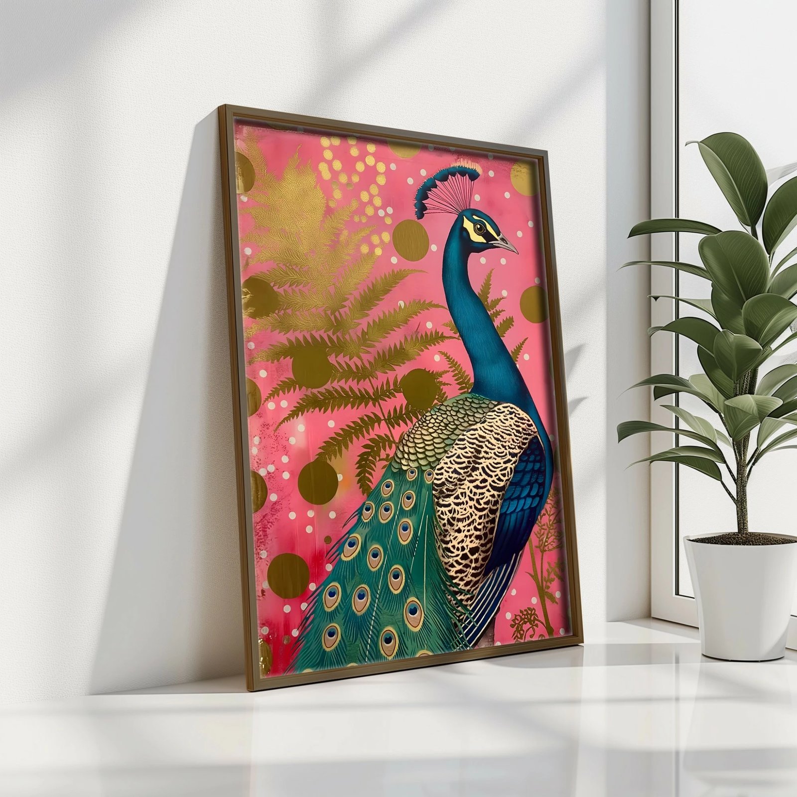 Pikturë dekorative me kornizë MDF, Wallity, GE136-L