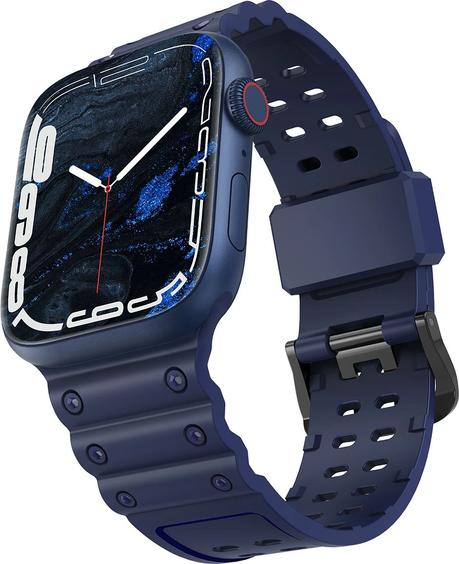 Rrip për Apple Watch Hurtel Strap Triple Protection, 38/40/41mm, Blu e errët Rrip për Apple Watch Hurtel Strap Triple Protection, 38/40/41mm, Blu e errët