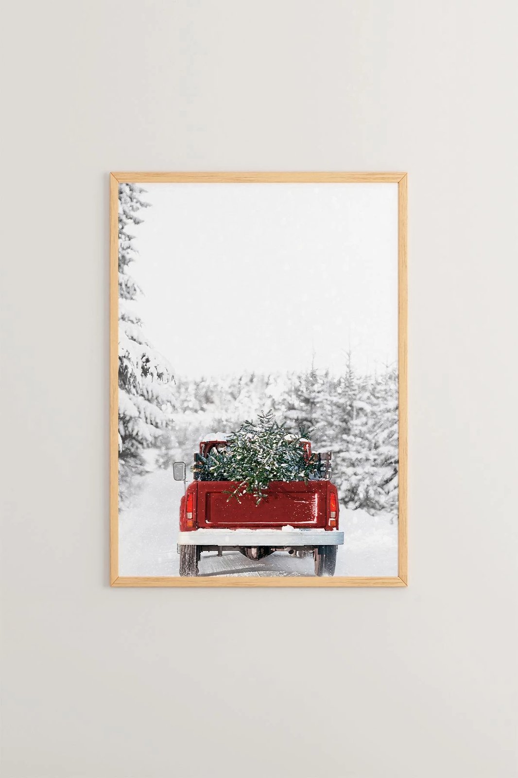 Pikturë dekorative me kornizë, Wallity, Nwyearsngmdl73, shumëngjyrëshe, 33x48cm