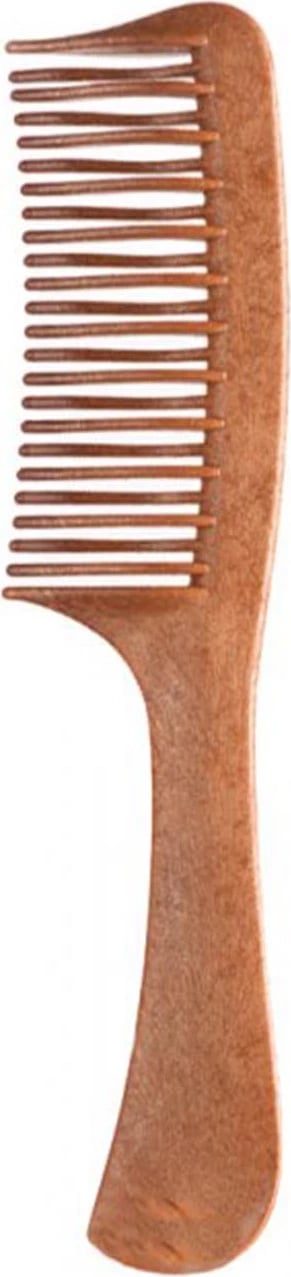 Krehër për flokë Eurostil Pua Curva Grande Mango Madera unisex druri natyral 1 copë