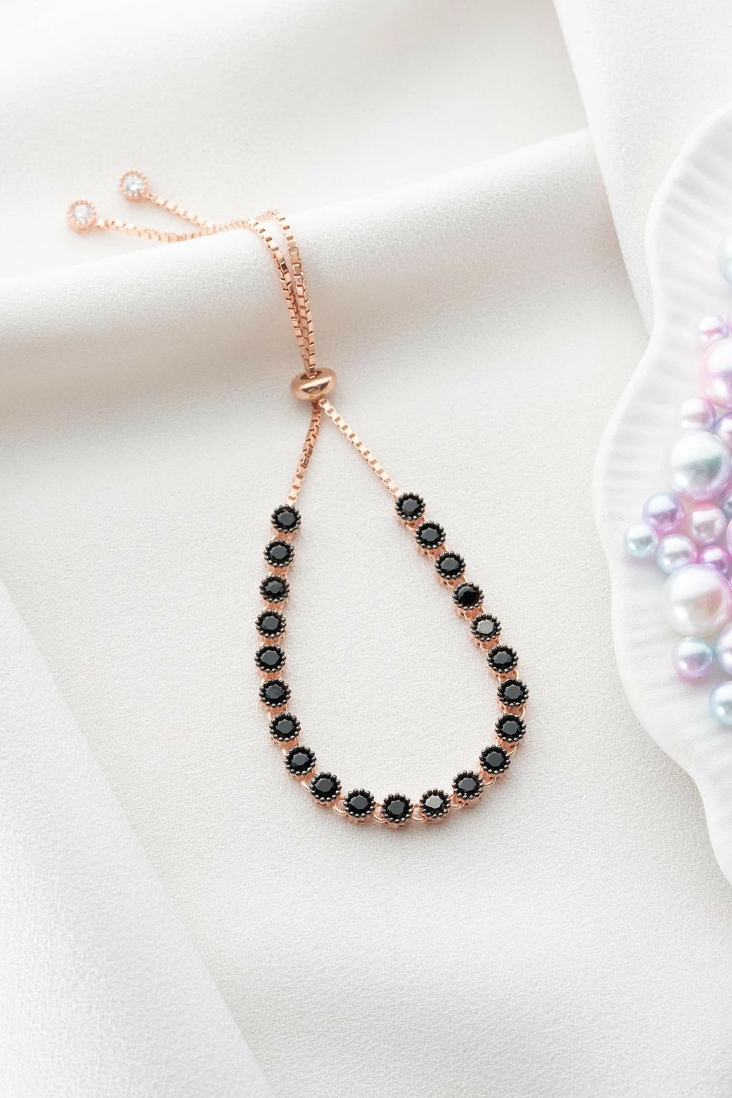 Byzylyk argjendi, ngjyrë rozë e zezë, Jumeon, NRZ999428