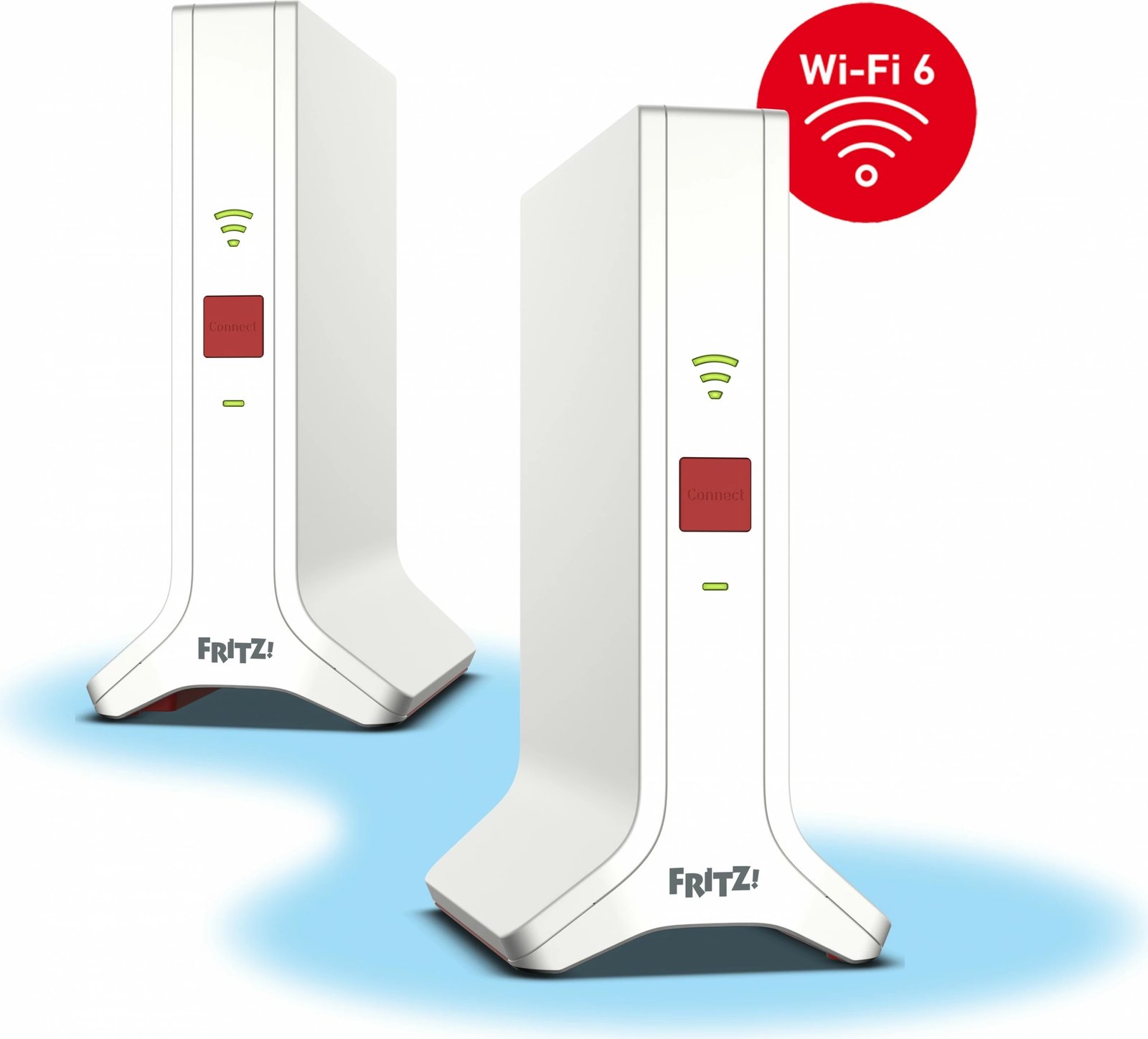 Mesh set AVM FRITZ! 4200 2-pack, Wi-Fi 6, përsëritës rrjeti, i bardhë