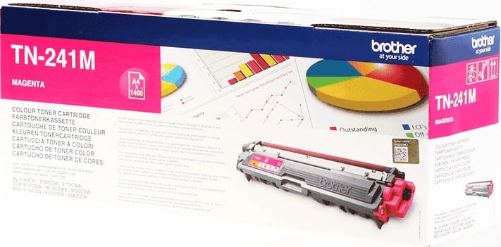 Toner, Brother TN-241M, rendiment 1400 faqe, standard, magenta