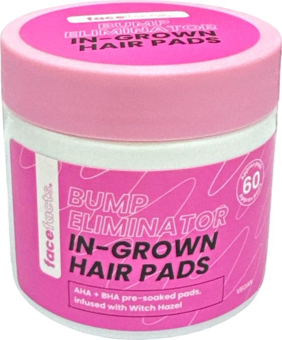 Face Facts Bump Eliminator In-Grown Hair Pads - 60 Pads