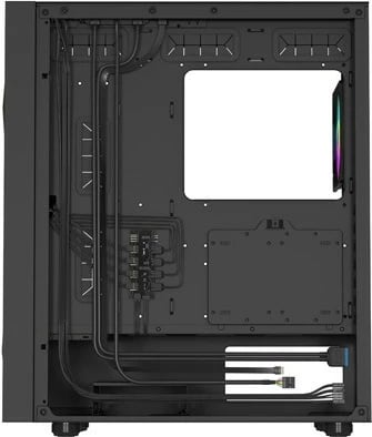 Kasë Natec Genesis Diaxid 605 ARGB, Midi Tower, e zezë Kasë Natec Genesis Diaxid 605 ARGB, Midi Tower, e zezë