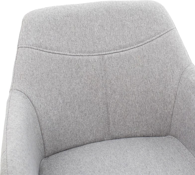 Karrige Nasima, material stof, ngjyrë gri-natyrale, 57x58x84cm