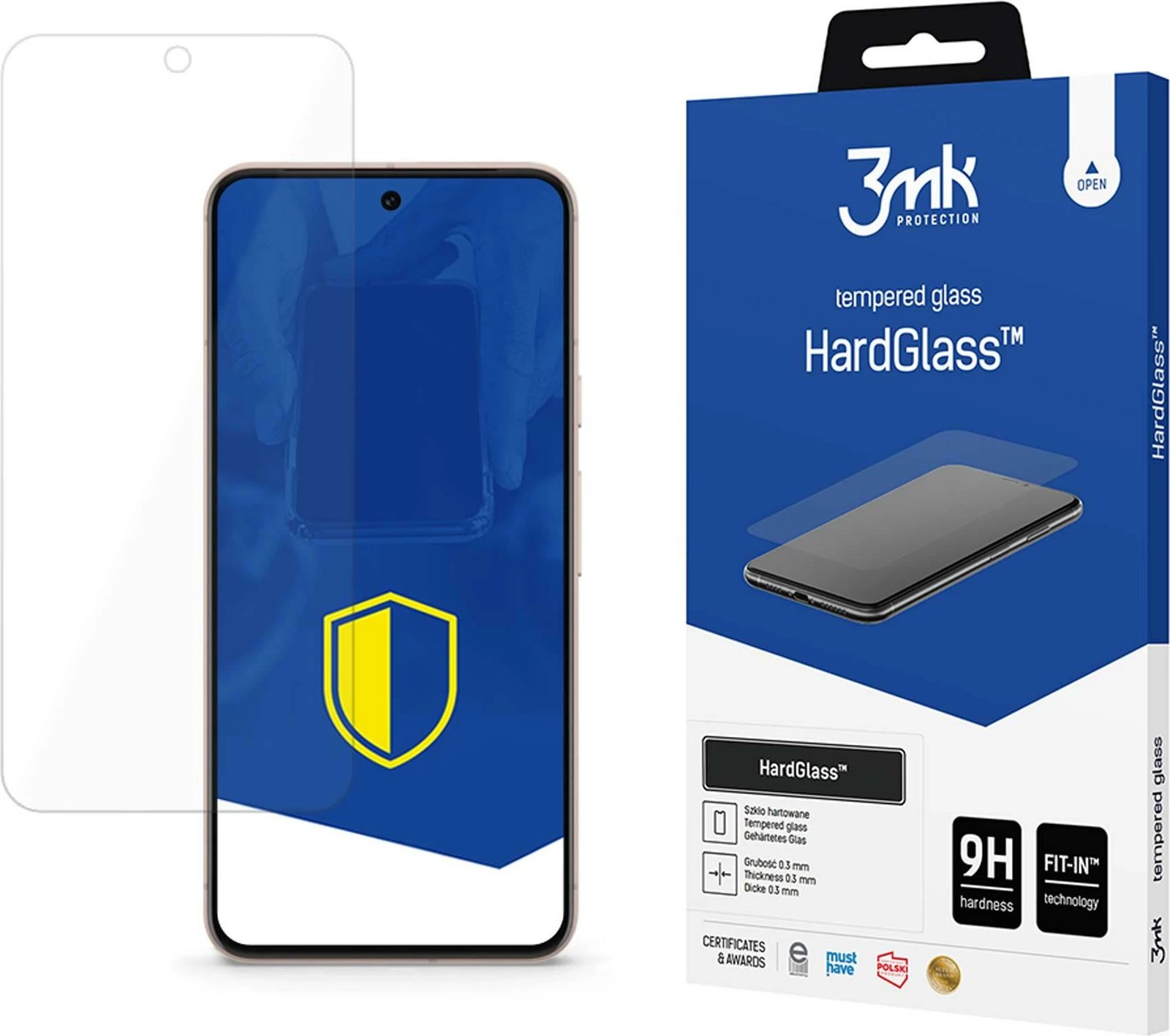 Xham mbrojtës 3mk HardGlass për Google Pixel 8 Pro, 9H