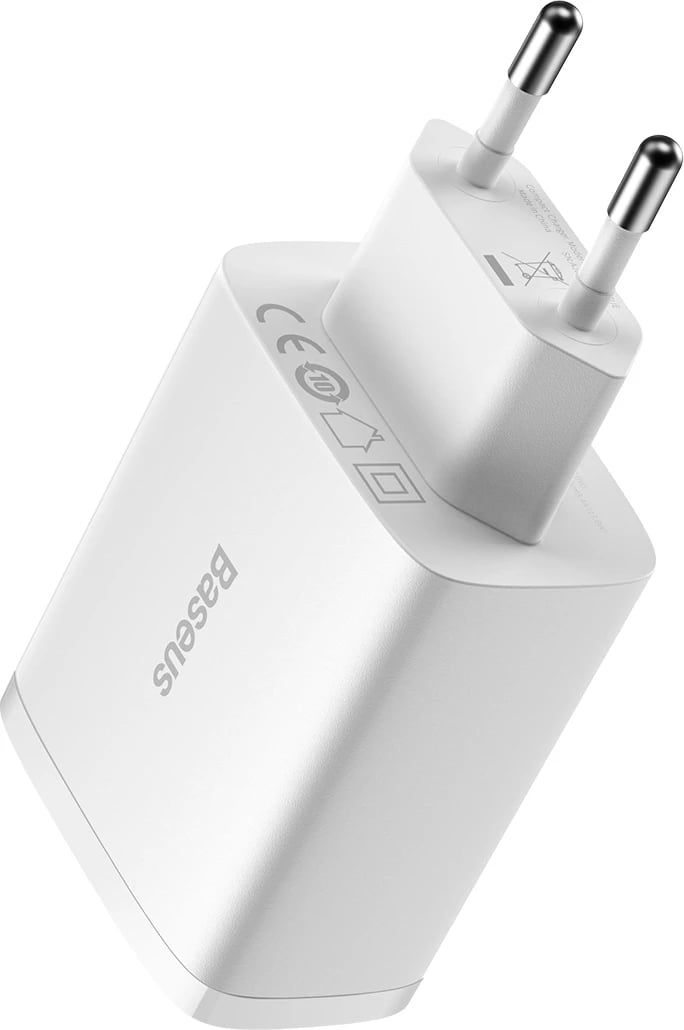Karikues muri Baseus CCXJ020102, 3x USB, 17W, Bardhë