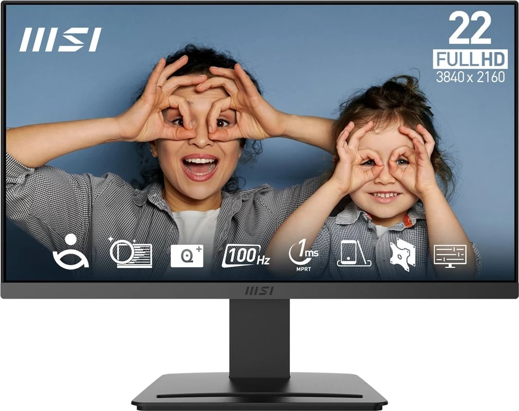 Monitor MSI PRO MP223 E2, 21.4", Full HD, LED, i zi
