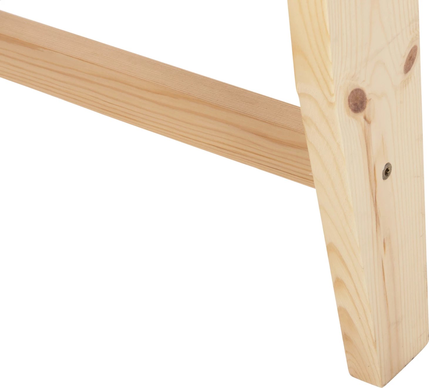 Tavolinë anësore për plazh SKOPEL, ngjyrë druri natyral, 60x40x44H cm