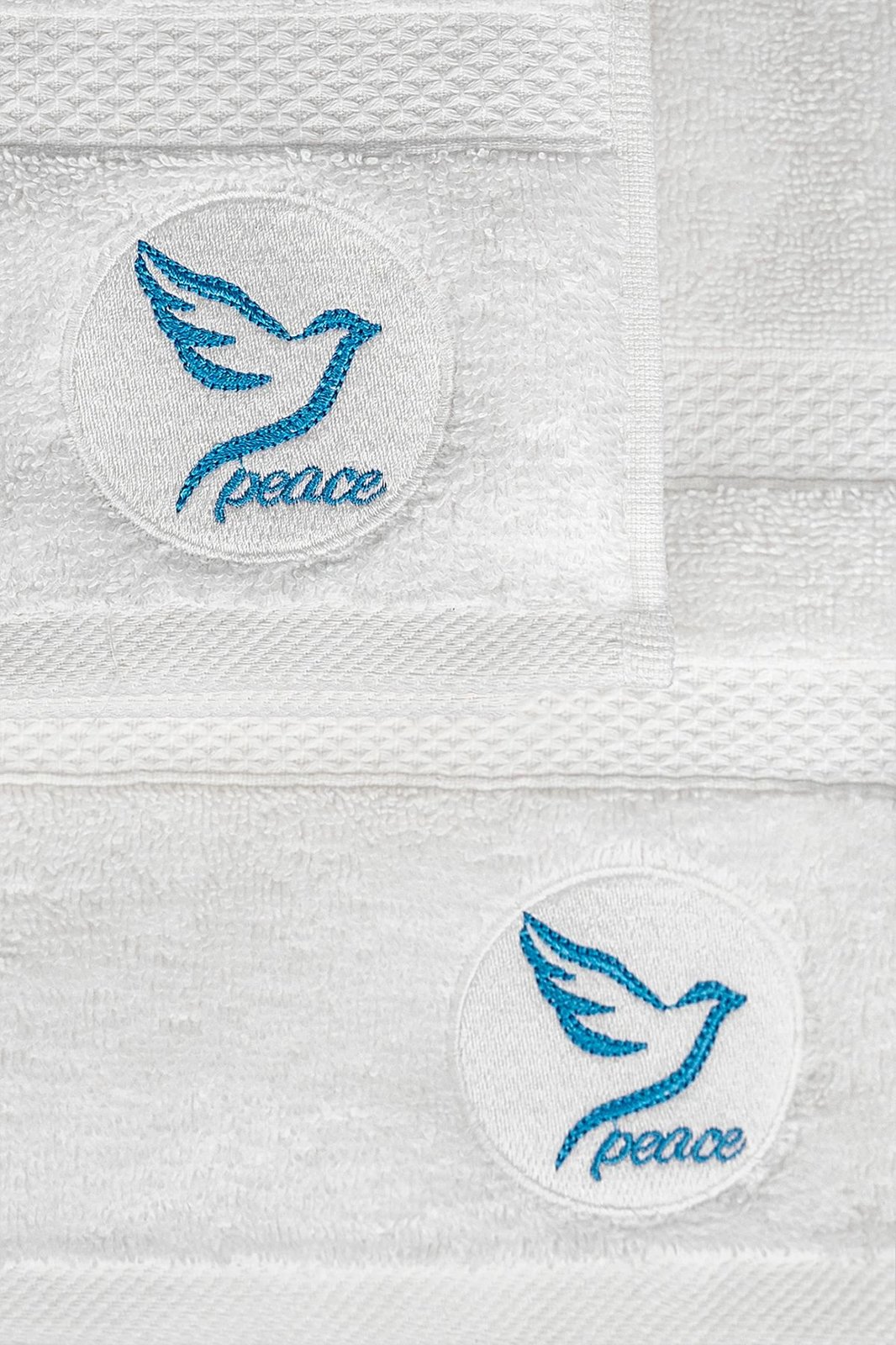 Peshqir banje Mijolnir, Peace, i bardhë