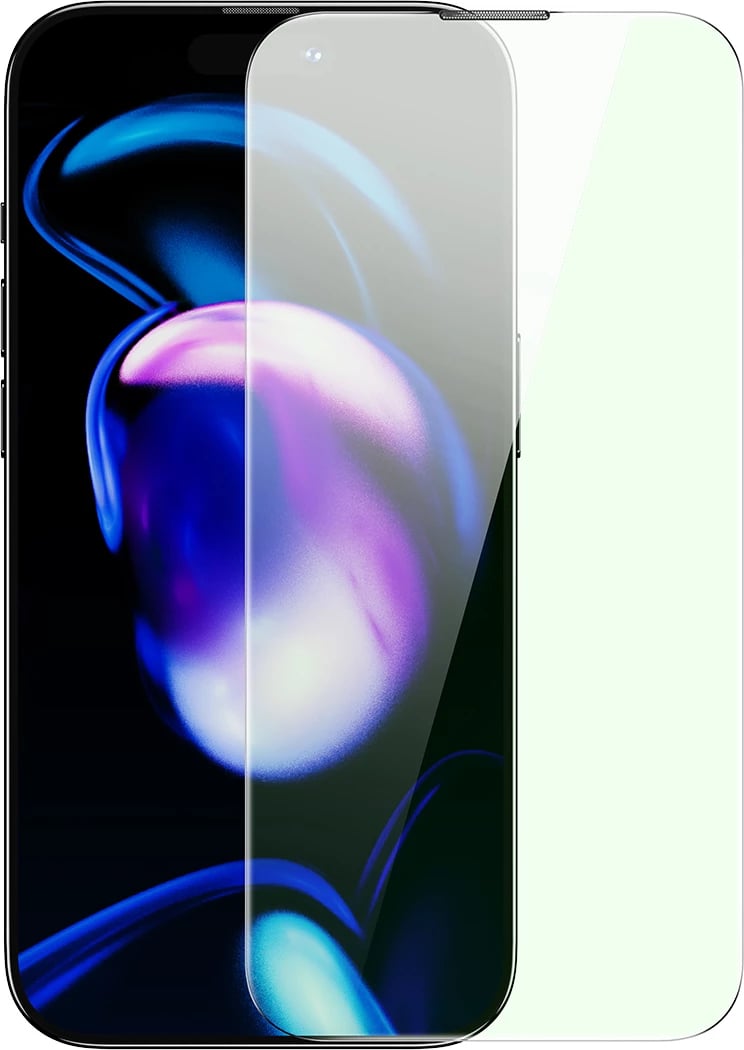 Mbështjellës xhami Baseus për iPhone 14 Pro, 0.3mm, me filtër kundër dritës blu, Transparent