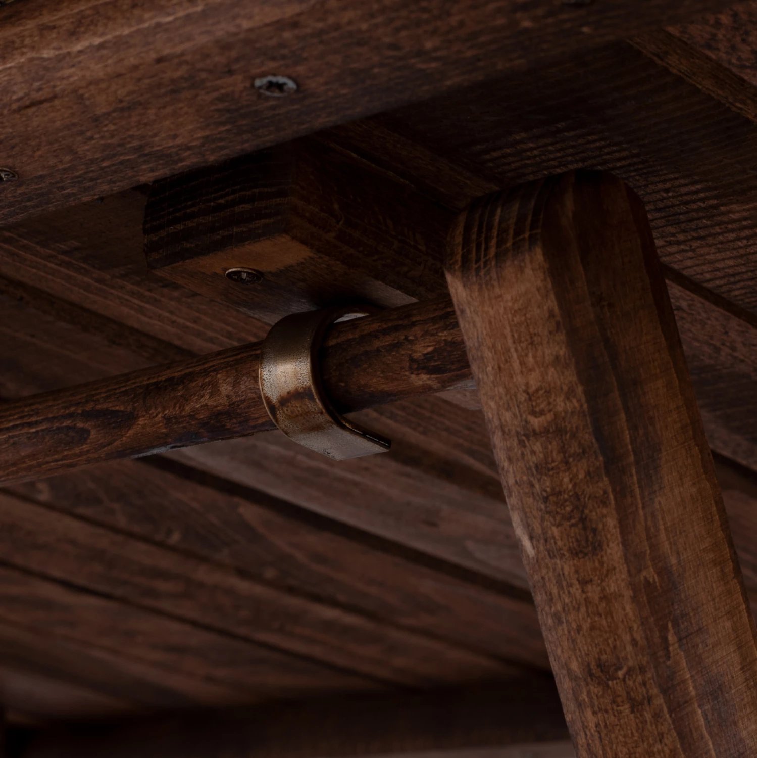 Tavolinë drejtorësh, dru ahu i fortë, ngjyrë arre, FH5652.01, 101.5x63x75 cm