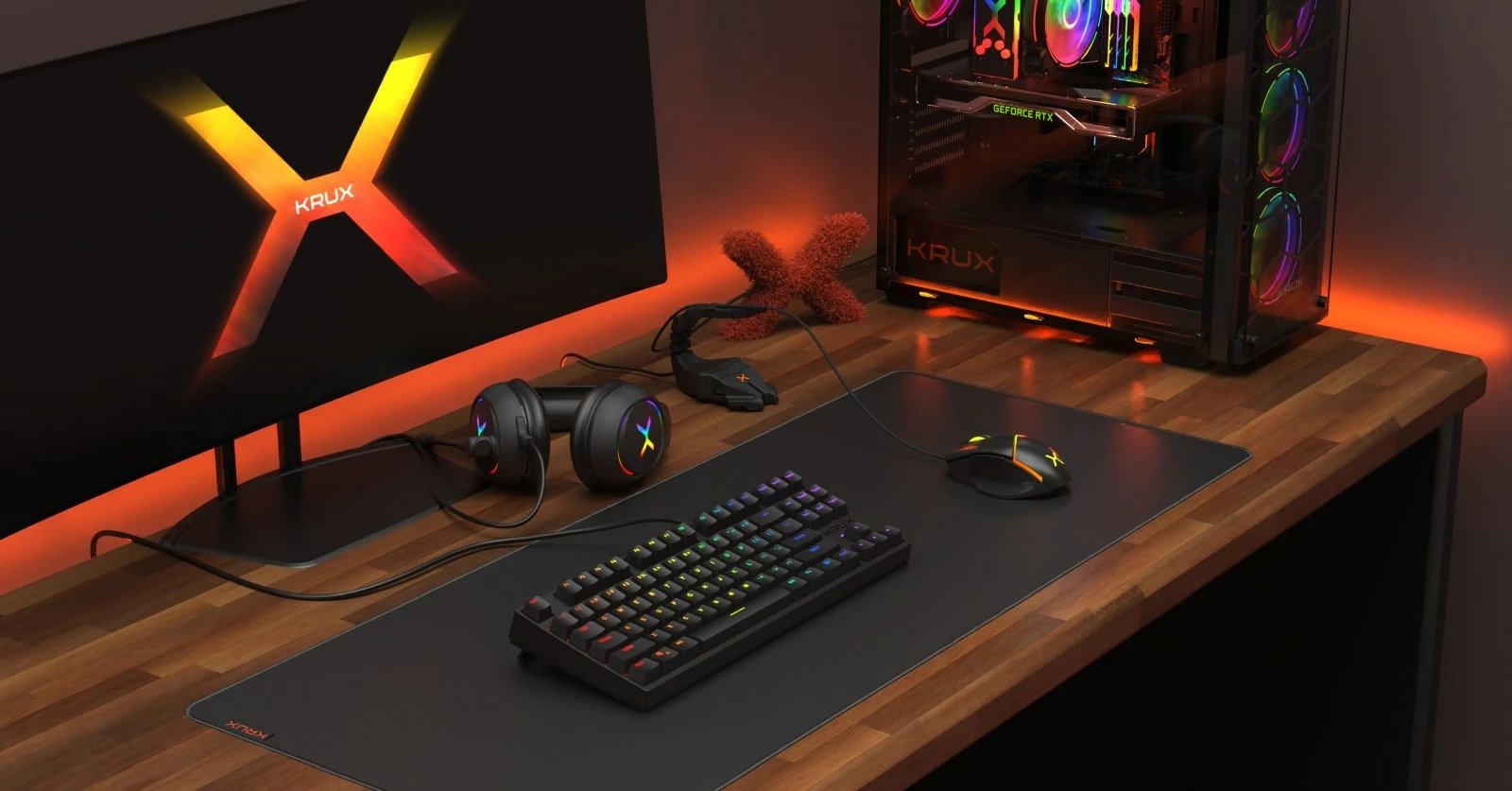 Tastierë për gaming Krux Atax Pro RGB