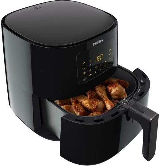 fritezë ajri, Philips, Airfryer HD9280/70 XL, 6.2L, e zezë