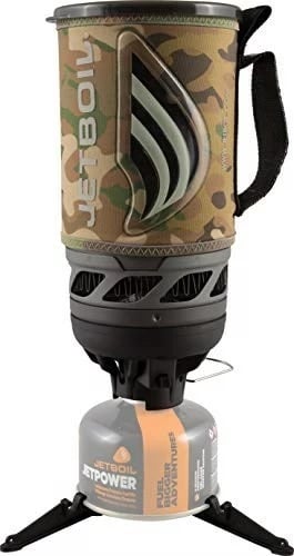 Grill portativ Jetboil Flash, 1 zonë gatimi, Kamuflazh