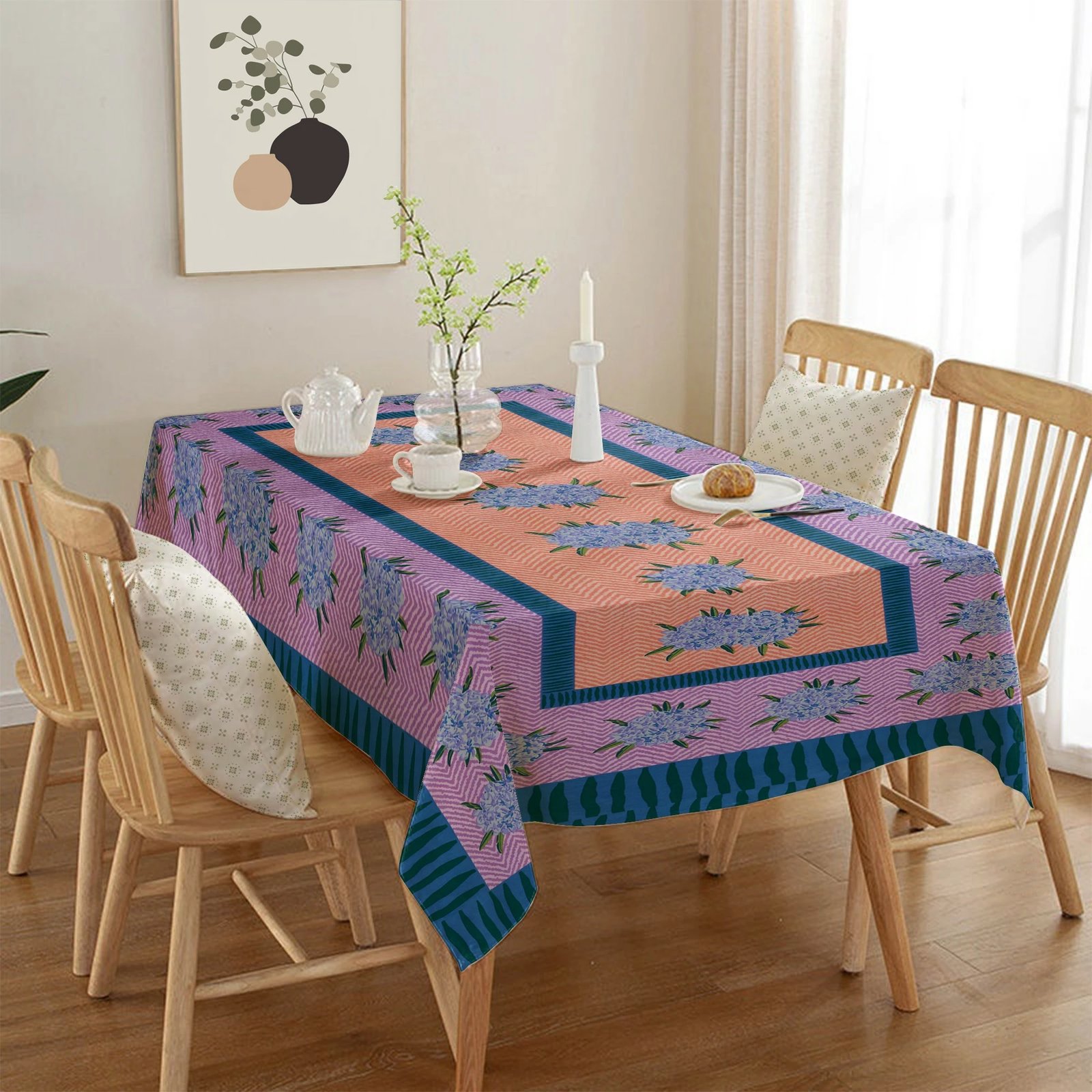 Mbulese tavoline Hermia, shumëngjyrëshe, Asr-tblclt25-3, 140x140cm