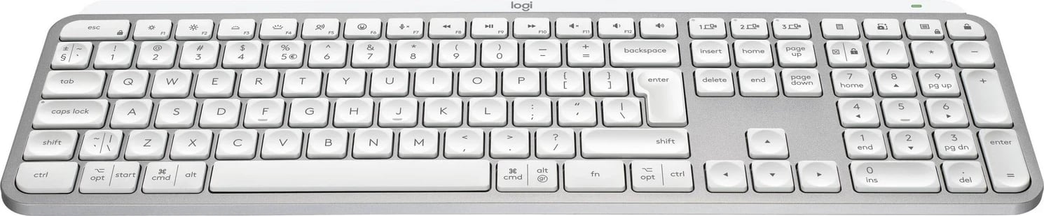Tastierë Logitech MX Keys S, e bardhë