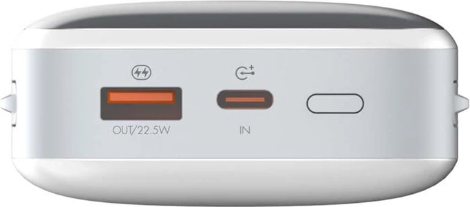 Powerbank LDNIO PQ20, 20000mAh, 22.5W, USB-C, Lightning, Bardhë