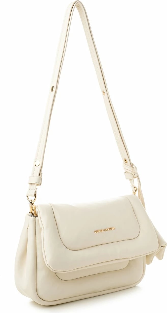 Çantë shpatull për femra, ngjyrë krem, Genoa