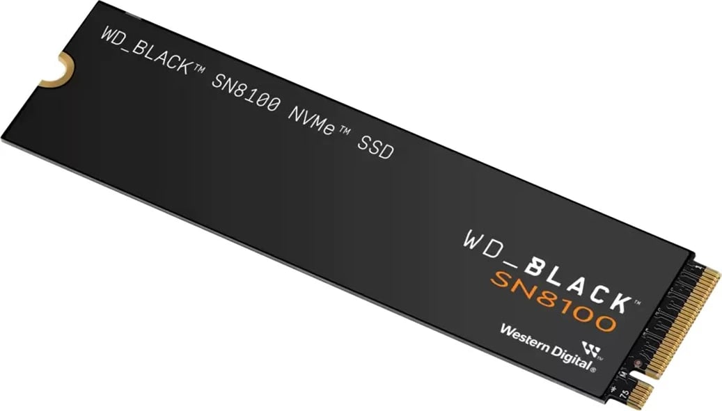 SSD WD Black SN8100, 4 TB, M.2, PCI Express 5.0, TLC 3D NAND, e zezë