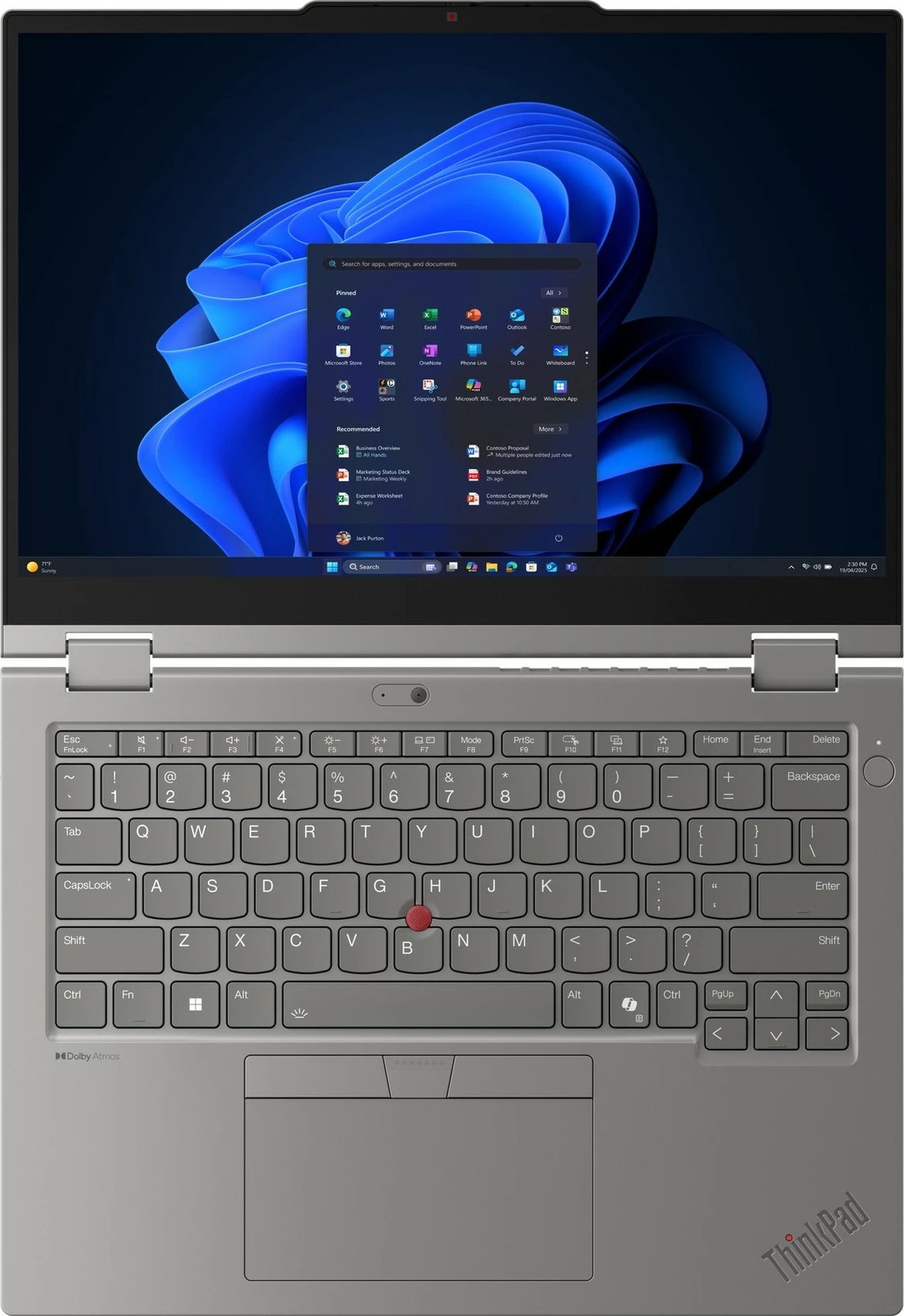 Laptop Lenovo ThinkPad L13 2in1 G6, Ultra5 225U, 16GB/512GB, 13.3 inç, gri