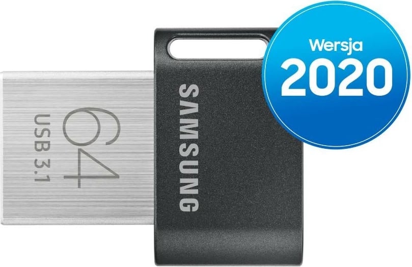 Pendrive Samsung FIT Plus 64 GB, USB 3.1, Titanium