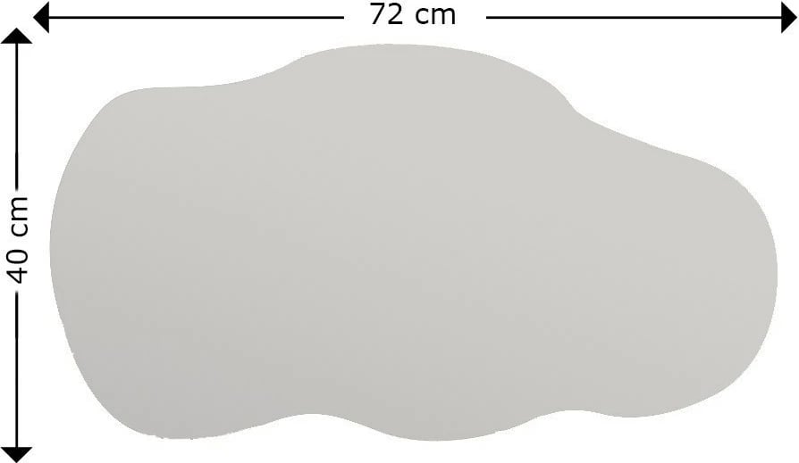 Pasqyrë Hanah Home, ngjyrë e zezë, 40x72cm