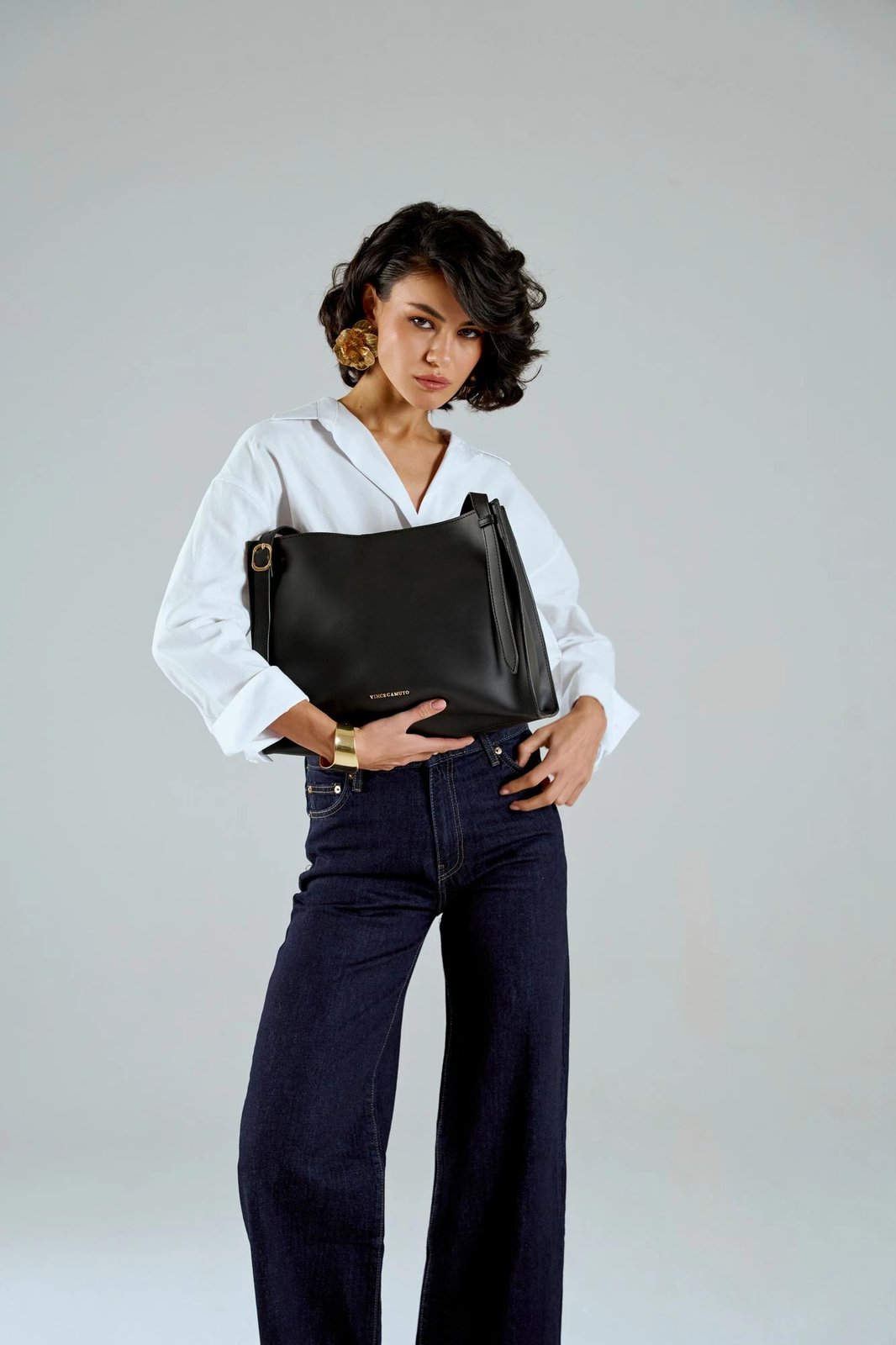 Çantë tote Palermo, e zezë, Vince Camuto