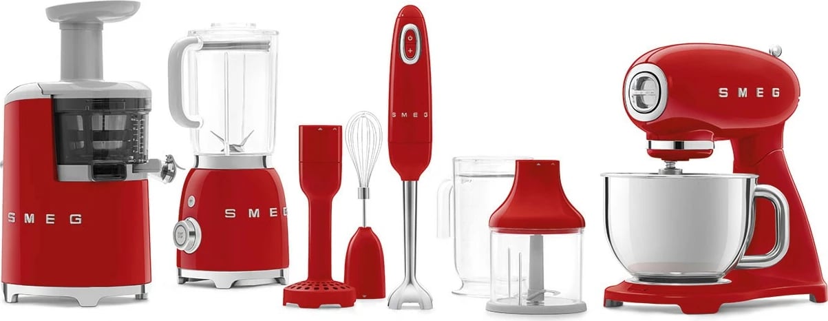 Mikser SMEG 50's Style, i kuq