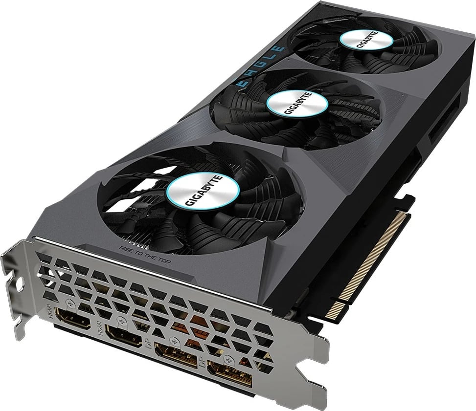 Kartelë grafike Gigabyte EAGLE Radeon RX 6600 8G, 8 GB, GDDR6, PCI Express x8 4.0, e zezë Kartelë grafike Gigabyte EAGLE Radeon RX 6600 8G, 8 GB, GDDR6, PCI Express x8 4.0, e zezë