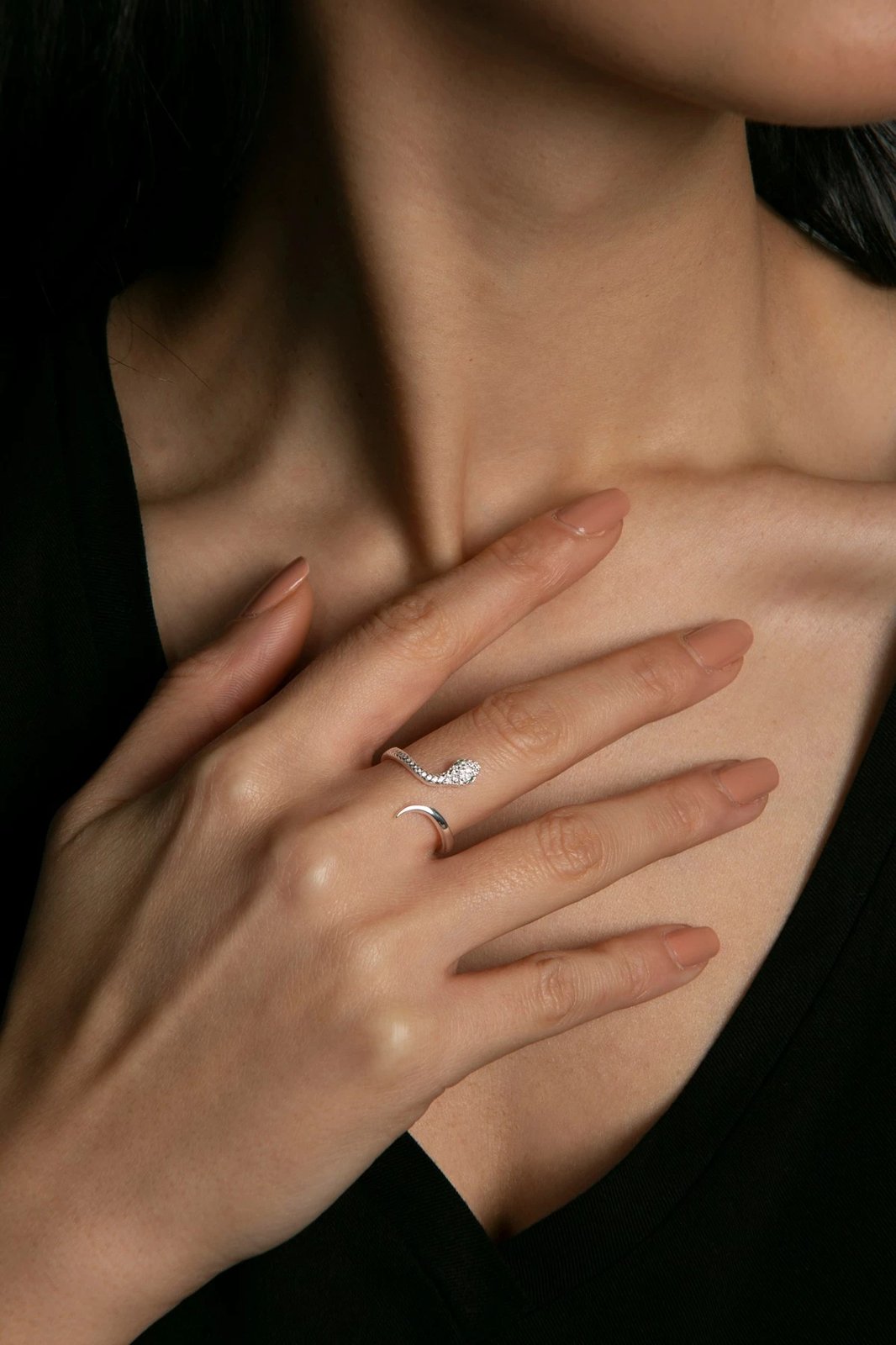 Unazë argjendi Elika Silver, ELKMD50423