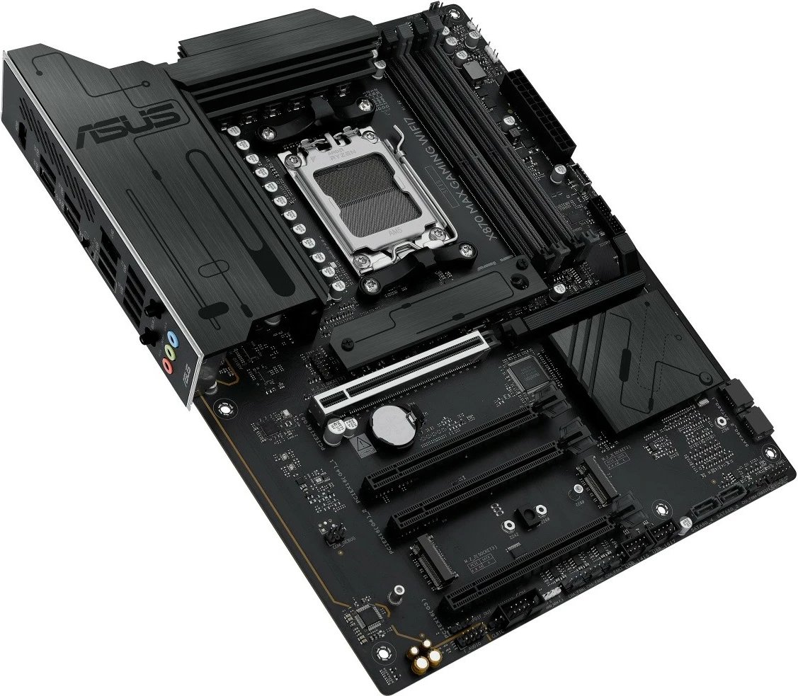 Pllakë amë, Asus, X870 MAX GAMING WIFI7, AMD X870, Socket AM5, 4x DDR5, 3x M.2, 4x SATA, Wi‑Fi 7, ATX