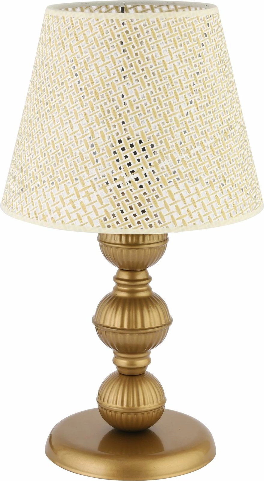 Llambë tavoline Opviq, 301 Hazeran, krem dhe ari v2