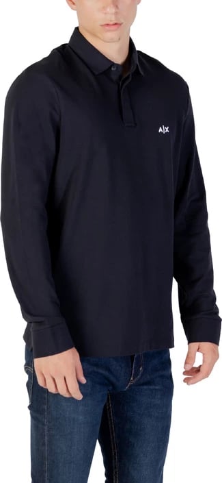Polo për meshkuj Armani Exchange, blu
