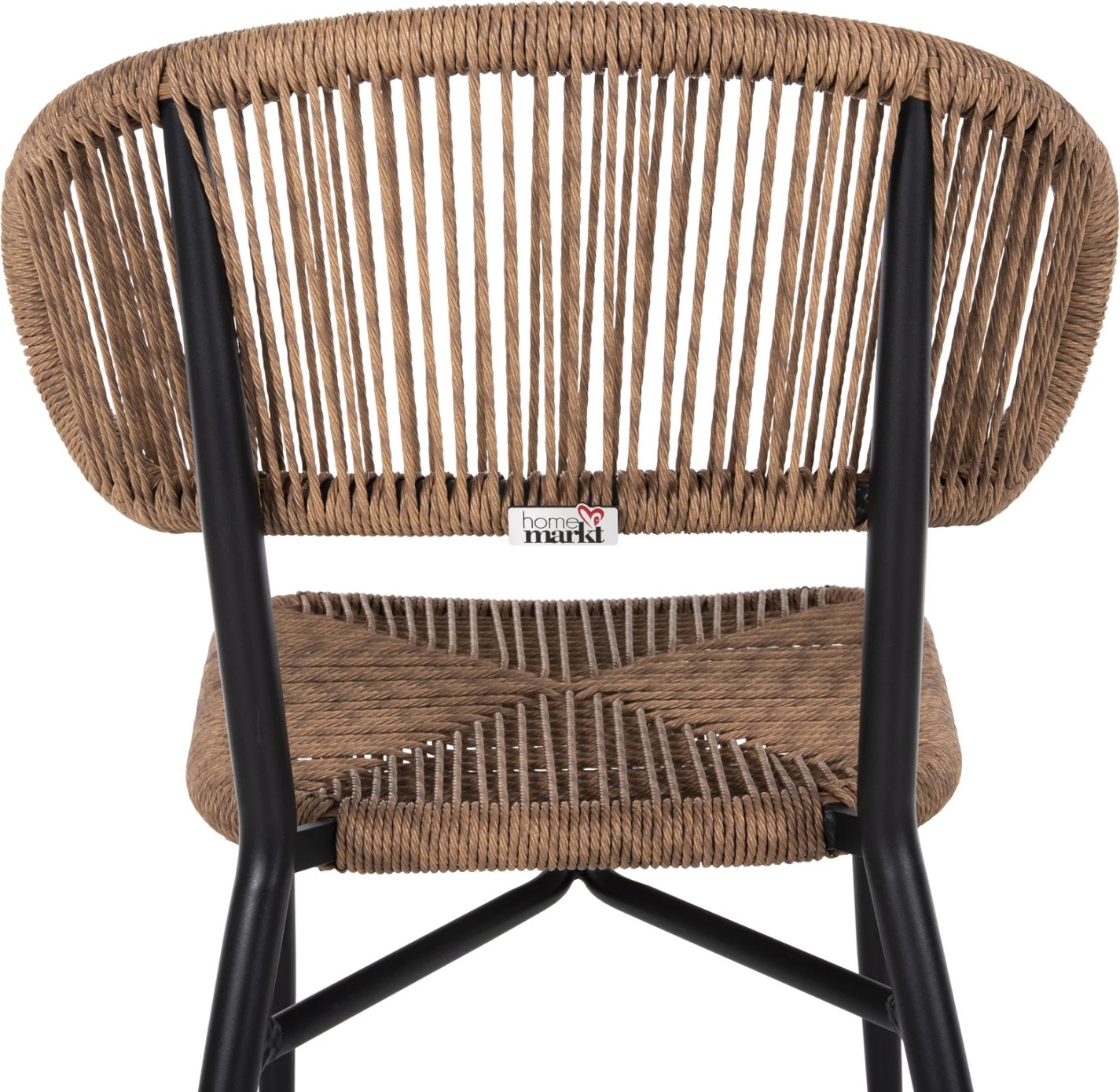 Karrige EULO FH6049.02 alumini, ngjyrë e zezë, ratan sintetik